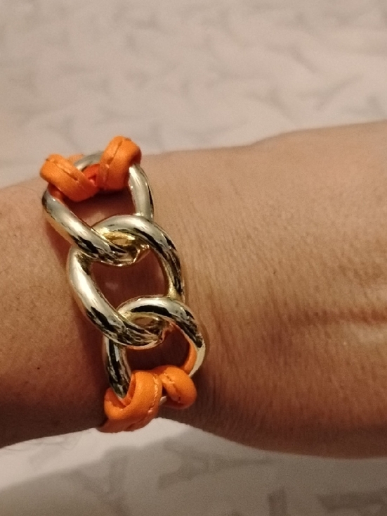 RFM by Roberto Jewelry - RFM by Roberto HSN Gold Bikini Link Bracelet with Interchangeable Leather Bands